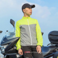 Manufacturer Reflective Material Men′s Cycling Jacket Breathable Road Mountain Bike Safety Sportswear